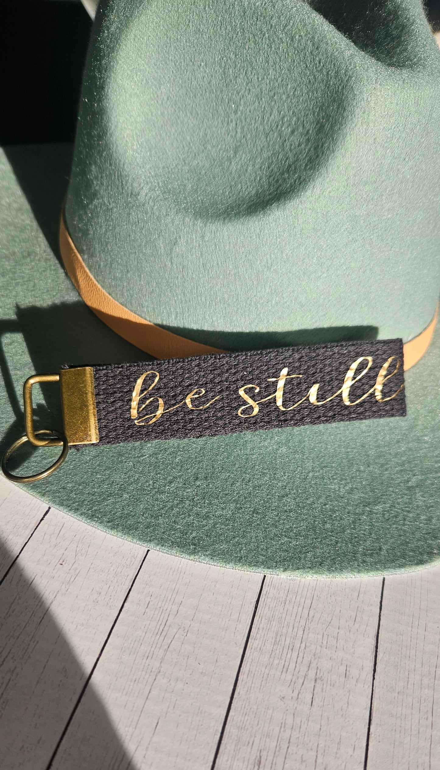 Be Still Key Fob Wristlet