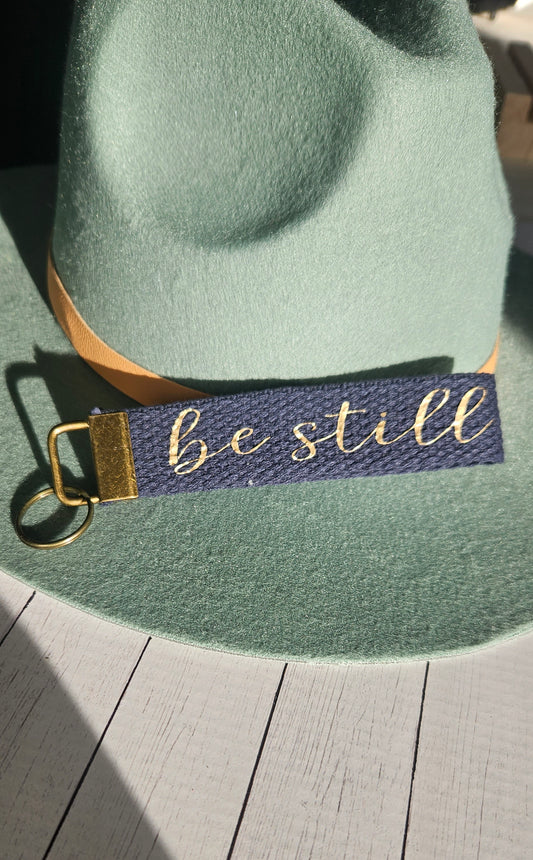 Be Still Key Fob Wristlet