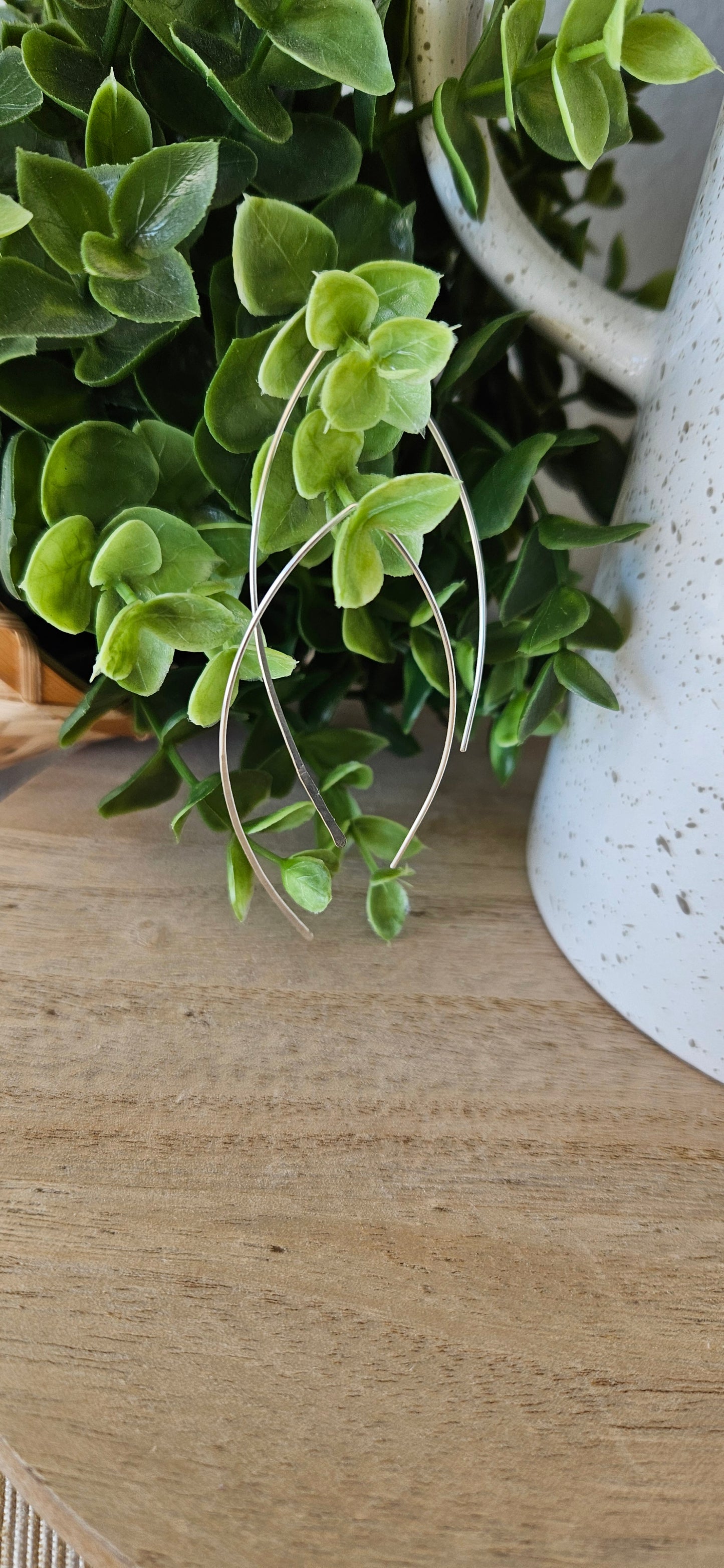 Long Argentium Silver Arches