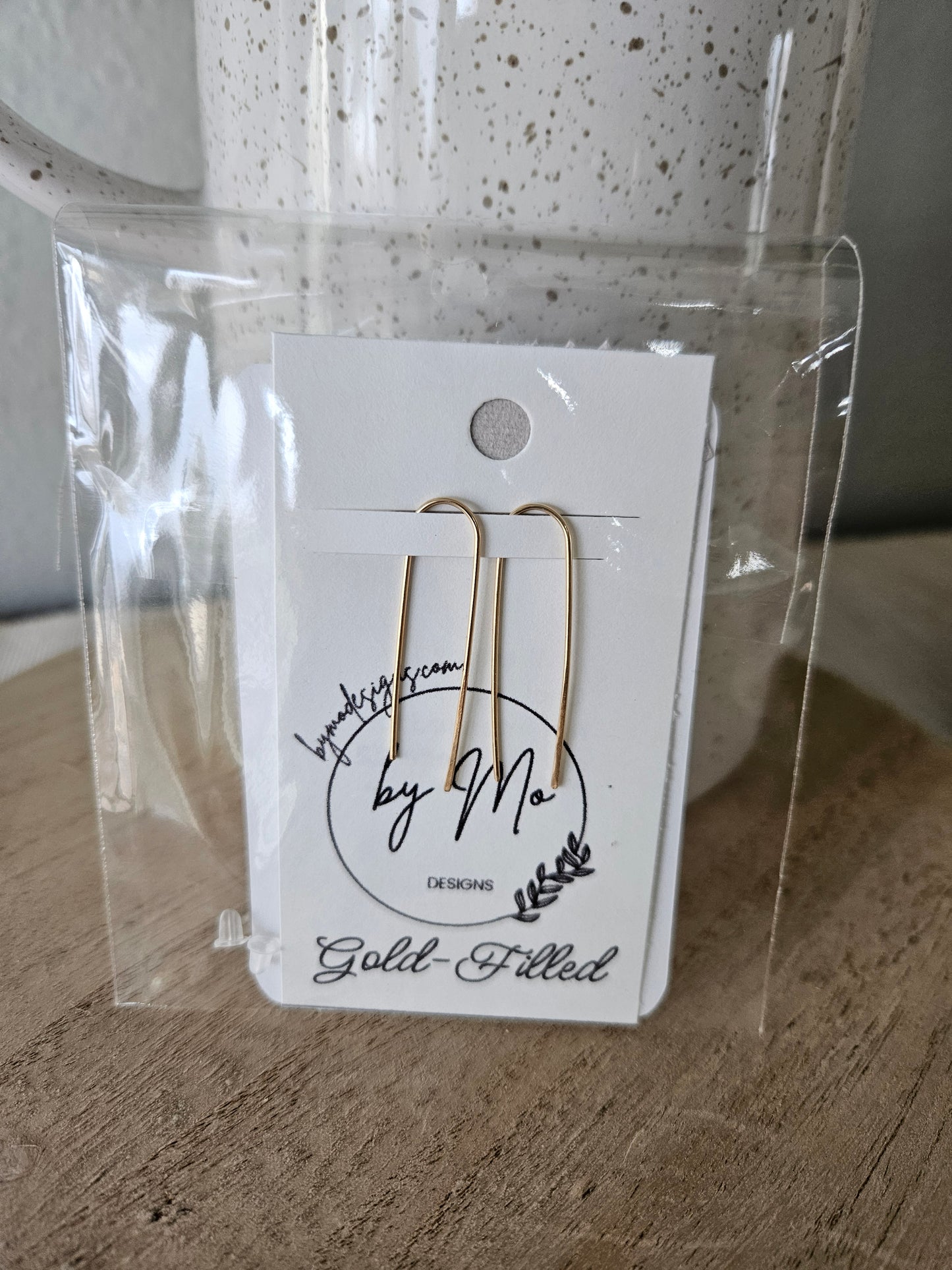 Gold-Filled Pin Threader Earring