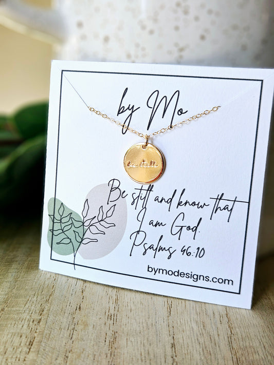 Be Still Gold-Filled Necklace