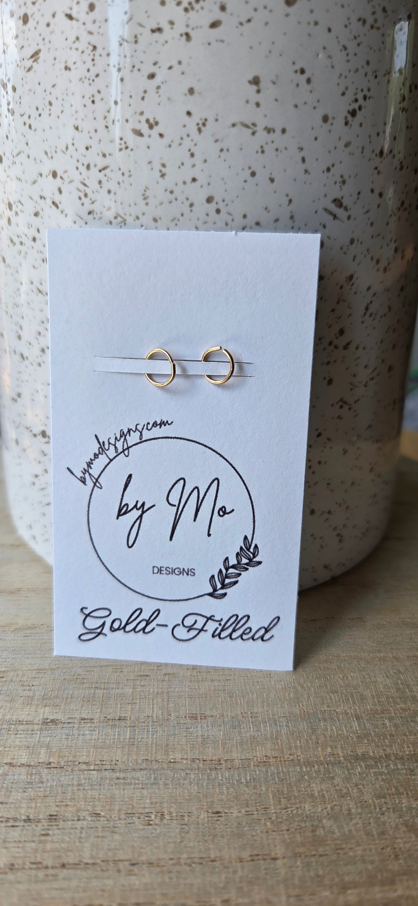 Gold-Filled Live- In Hoops