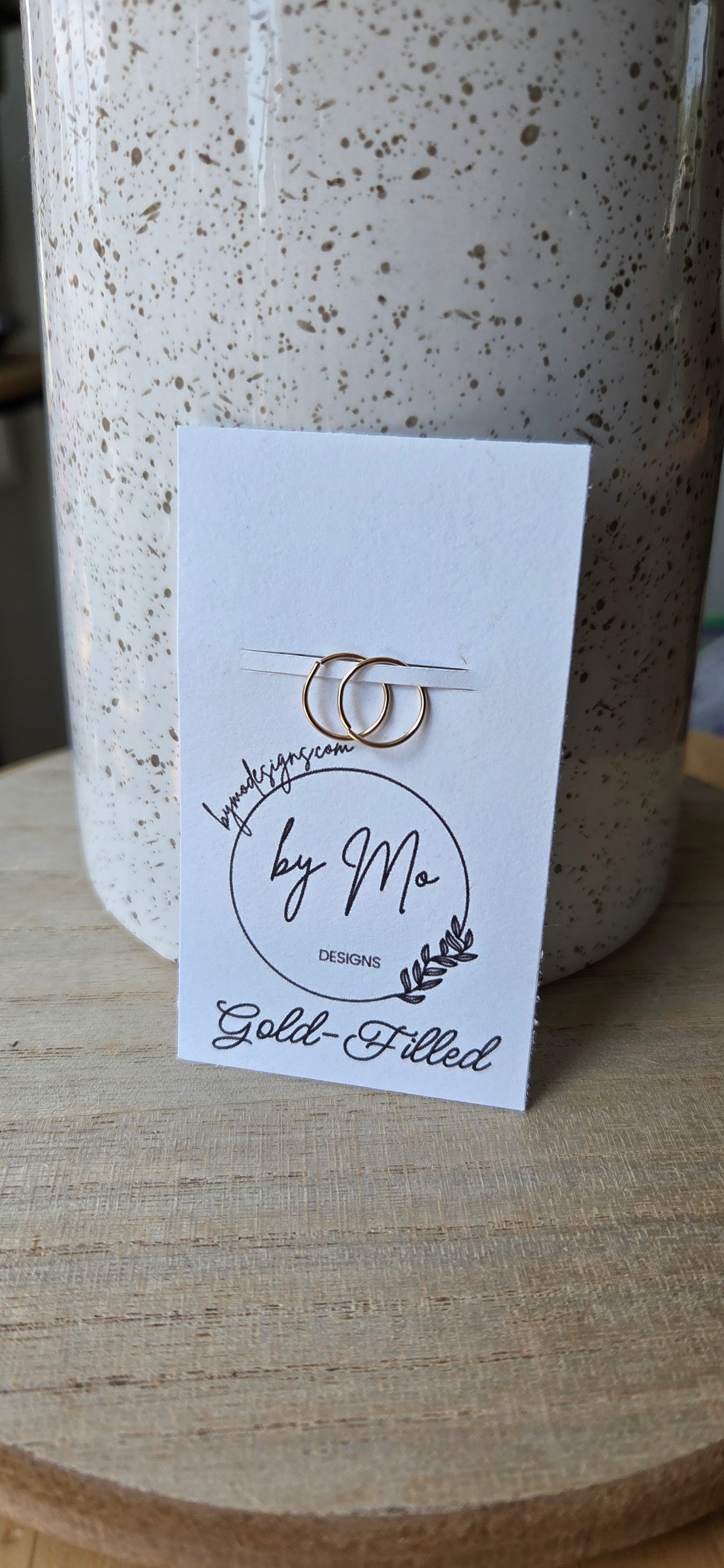 Gold-Filled Live- In Hoops