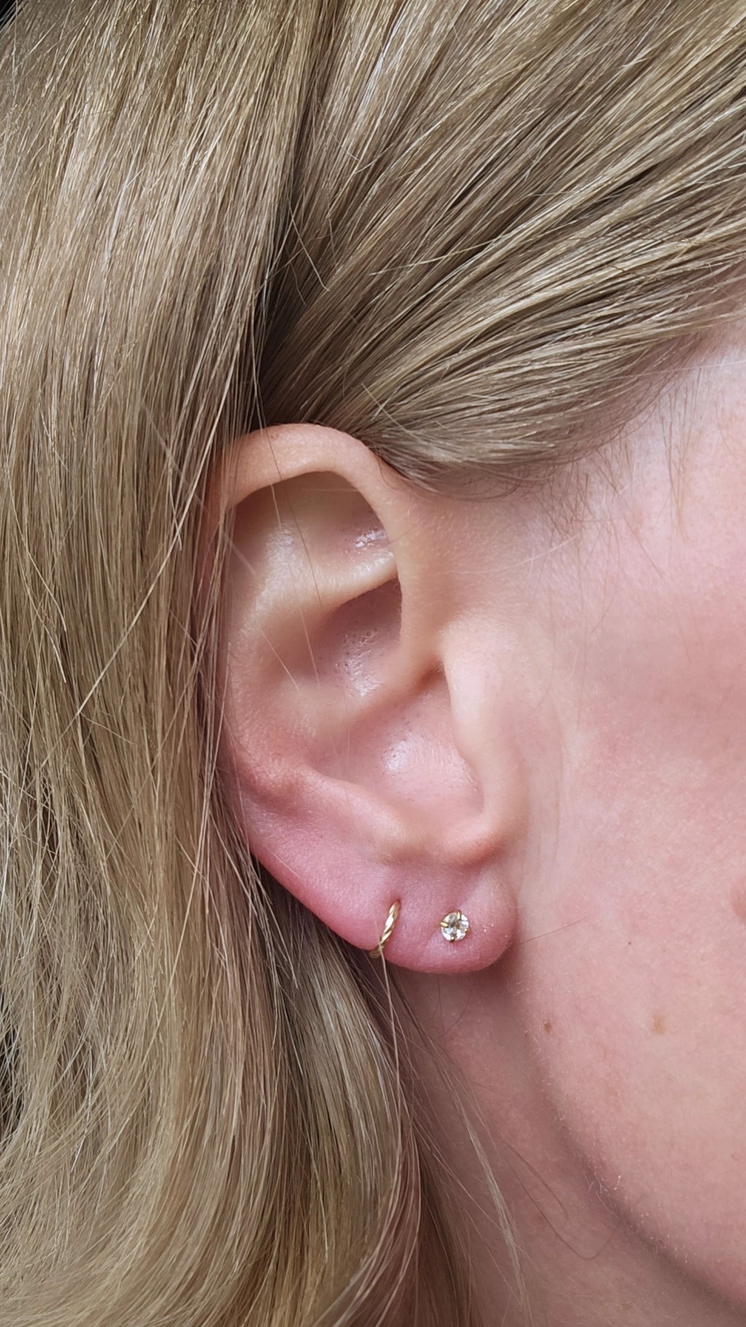 Gold-Filled Live- In Hoops