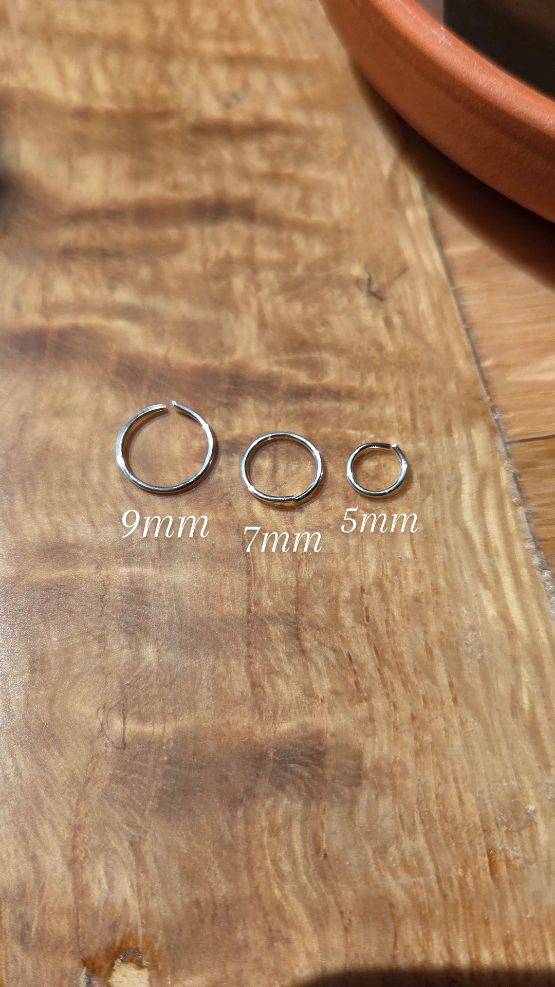 Gold-Filled Live- In Hoops