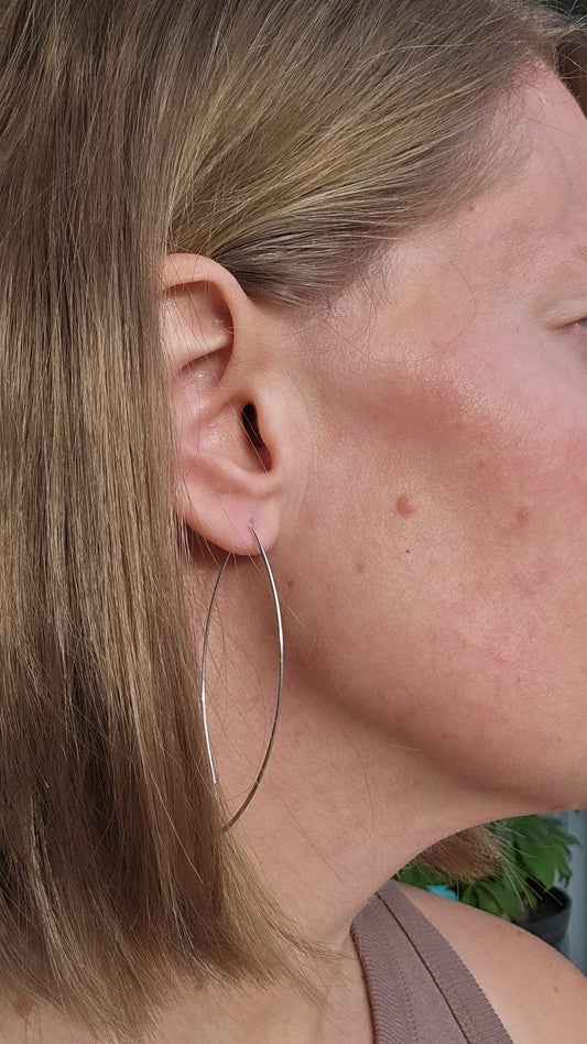 Long Argentium Silver Arches