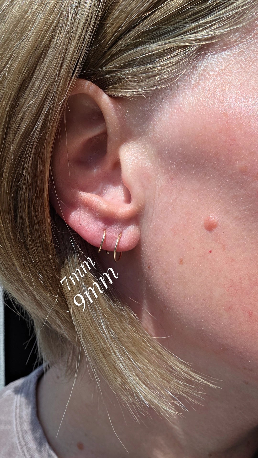 Gold Twisted Live- In Hoops