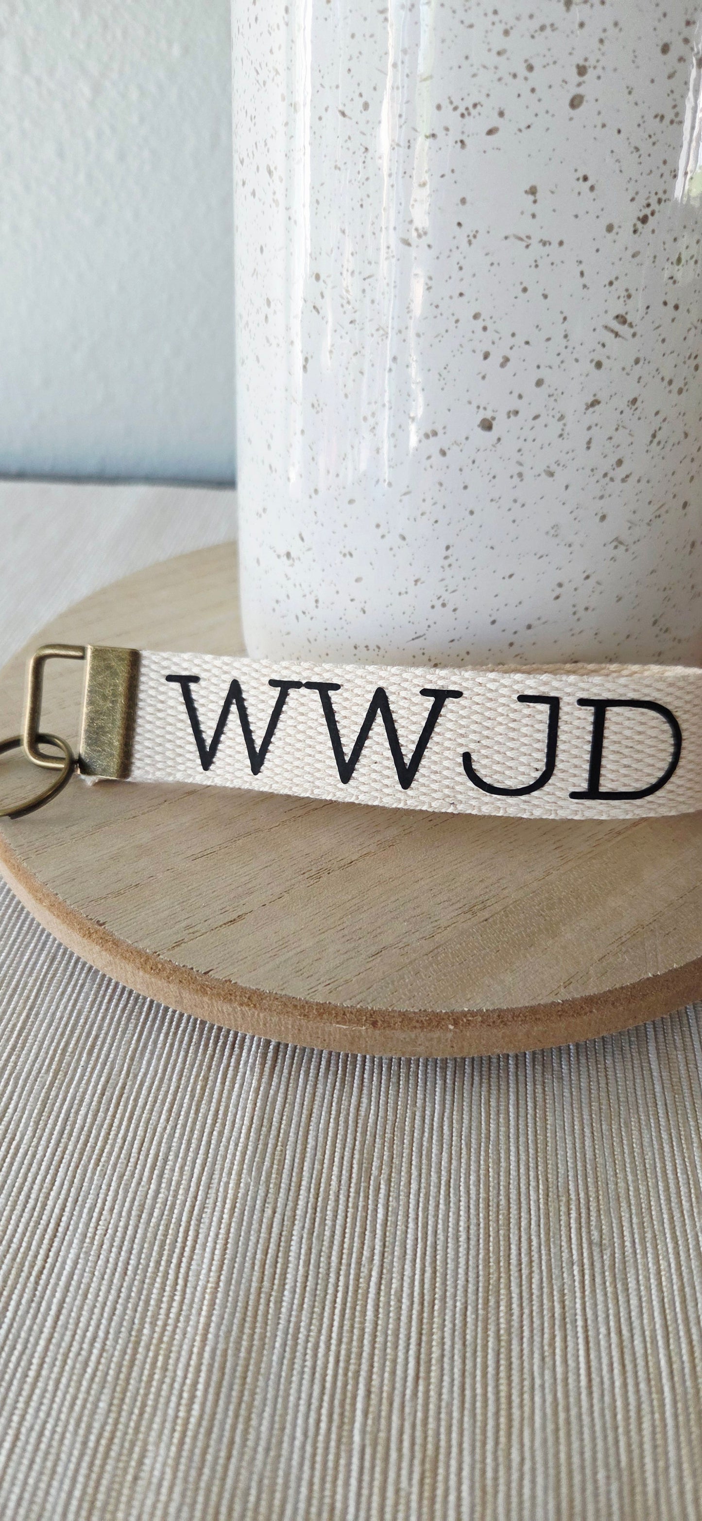 WWJD Key Fob Wristlet