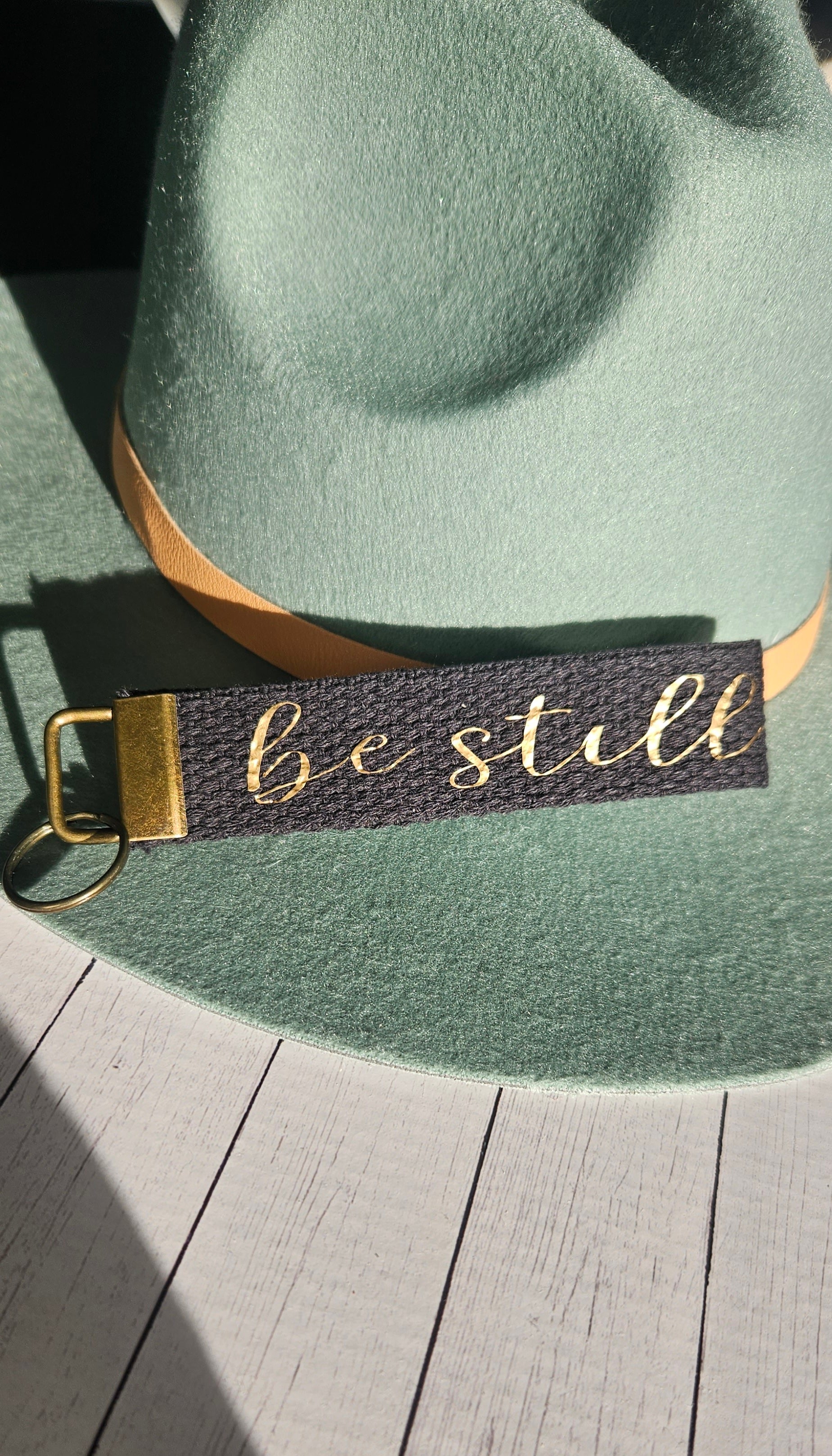 Be Still Key Fob Wristlet