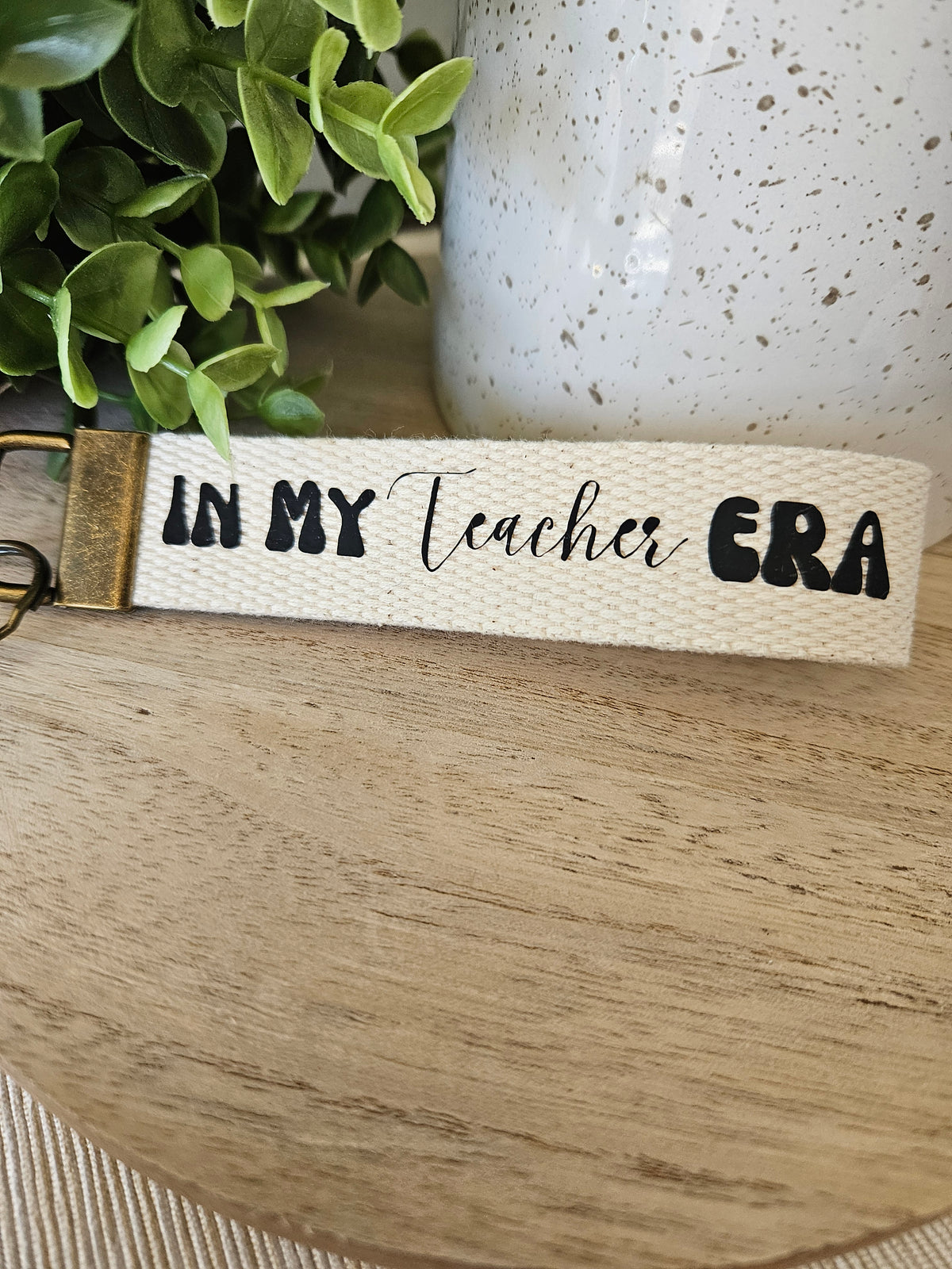 Teacher Era Key Fob Wristlet