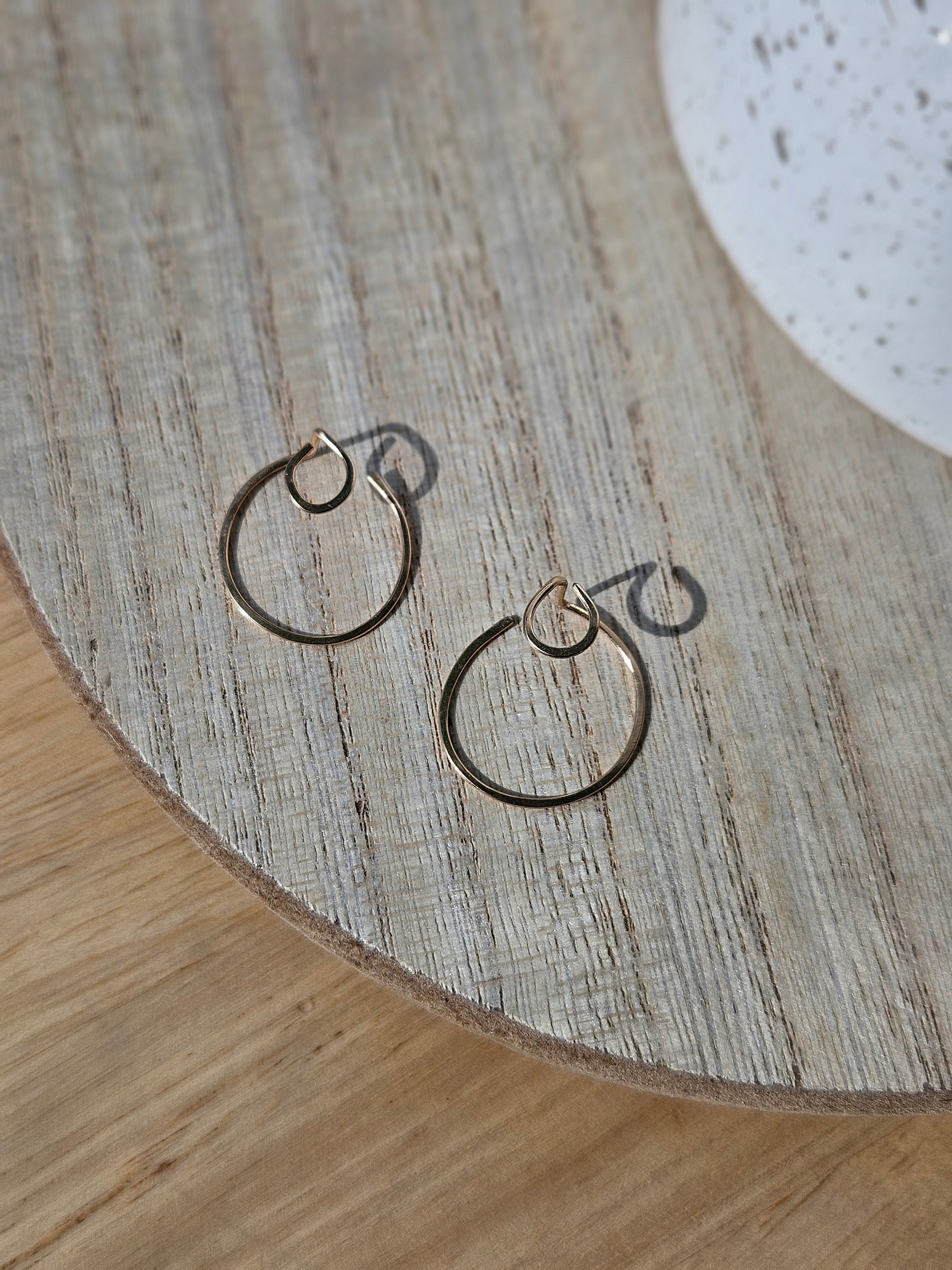 Gold-Filled Tear Drop Earing Jacket