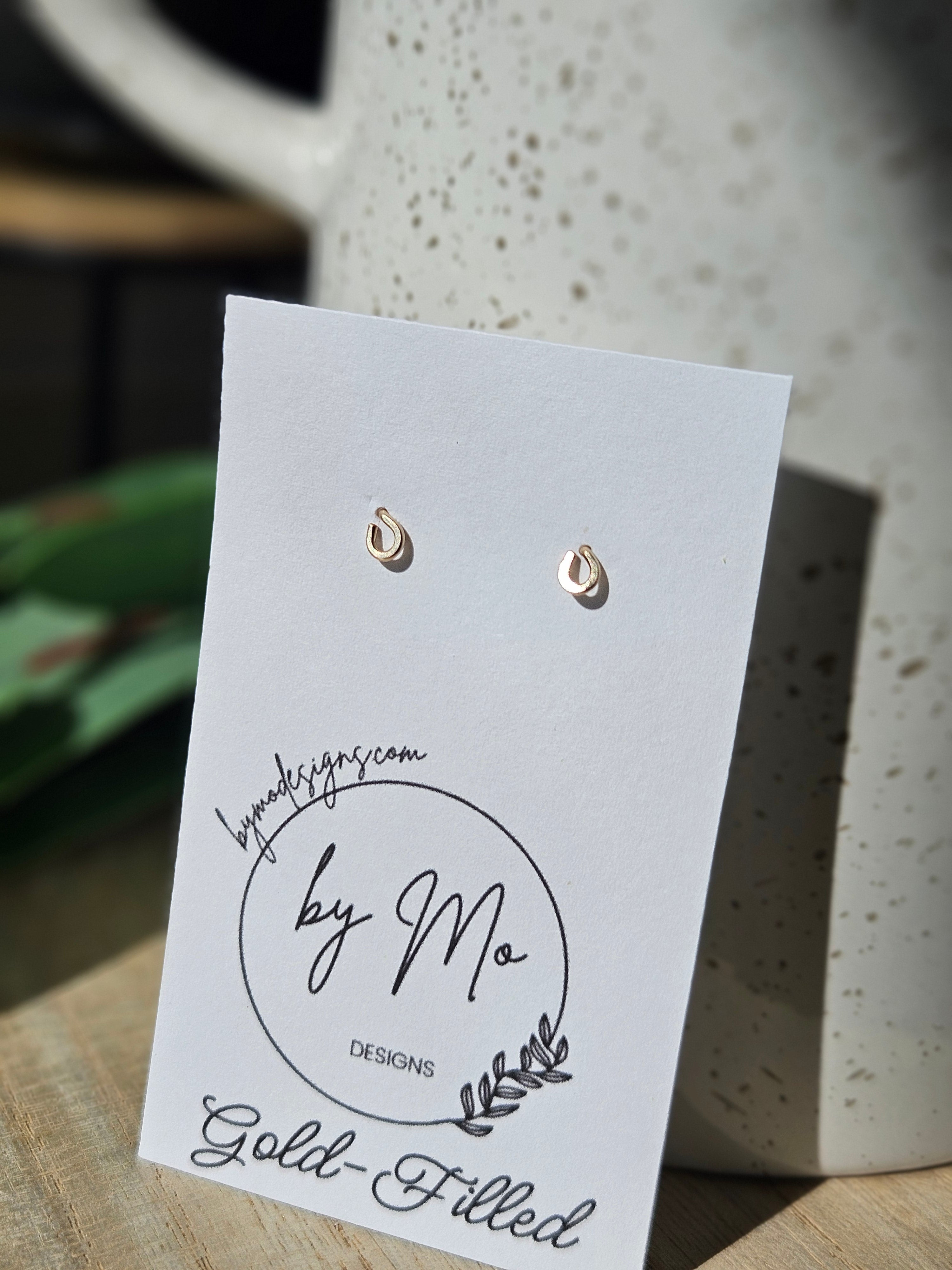 Gold-Filled Teardrop Studs