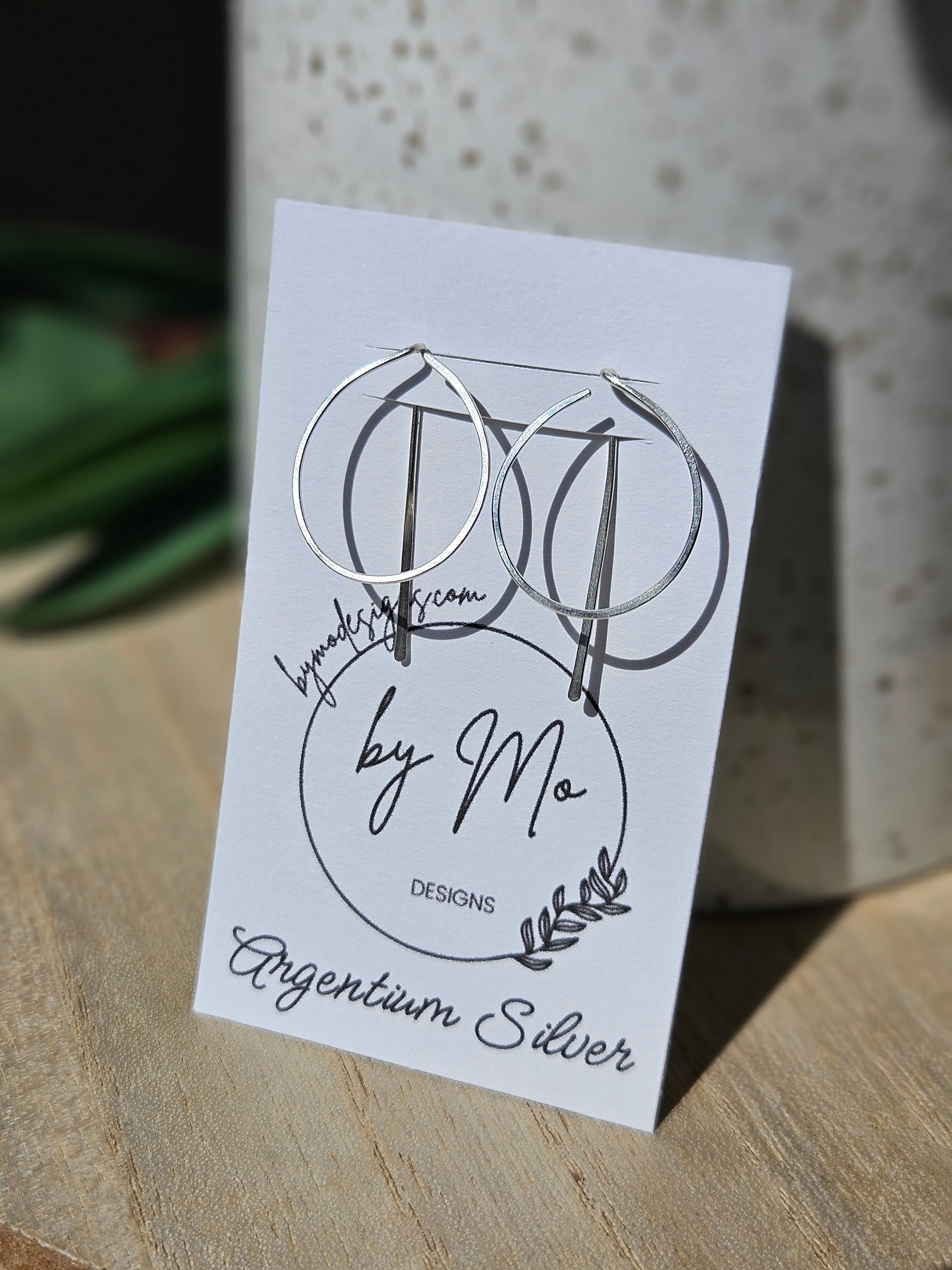 Argentium Silver Circle Threaders