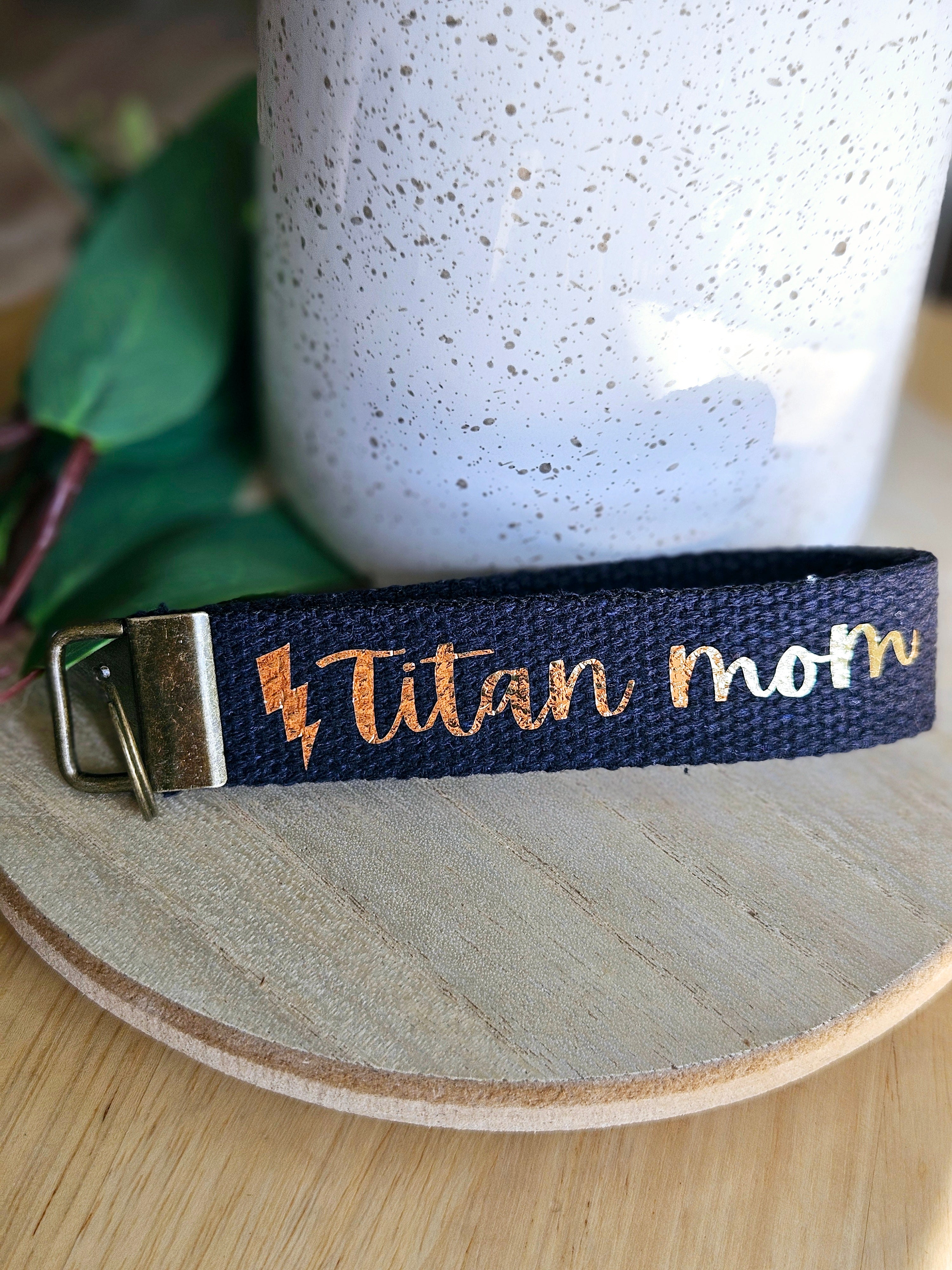 Go Titans Key Fob Wristlet
