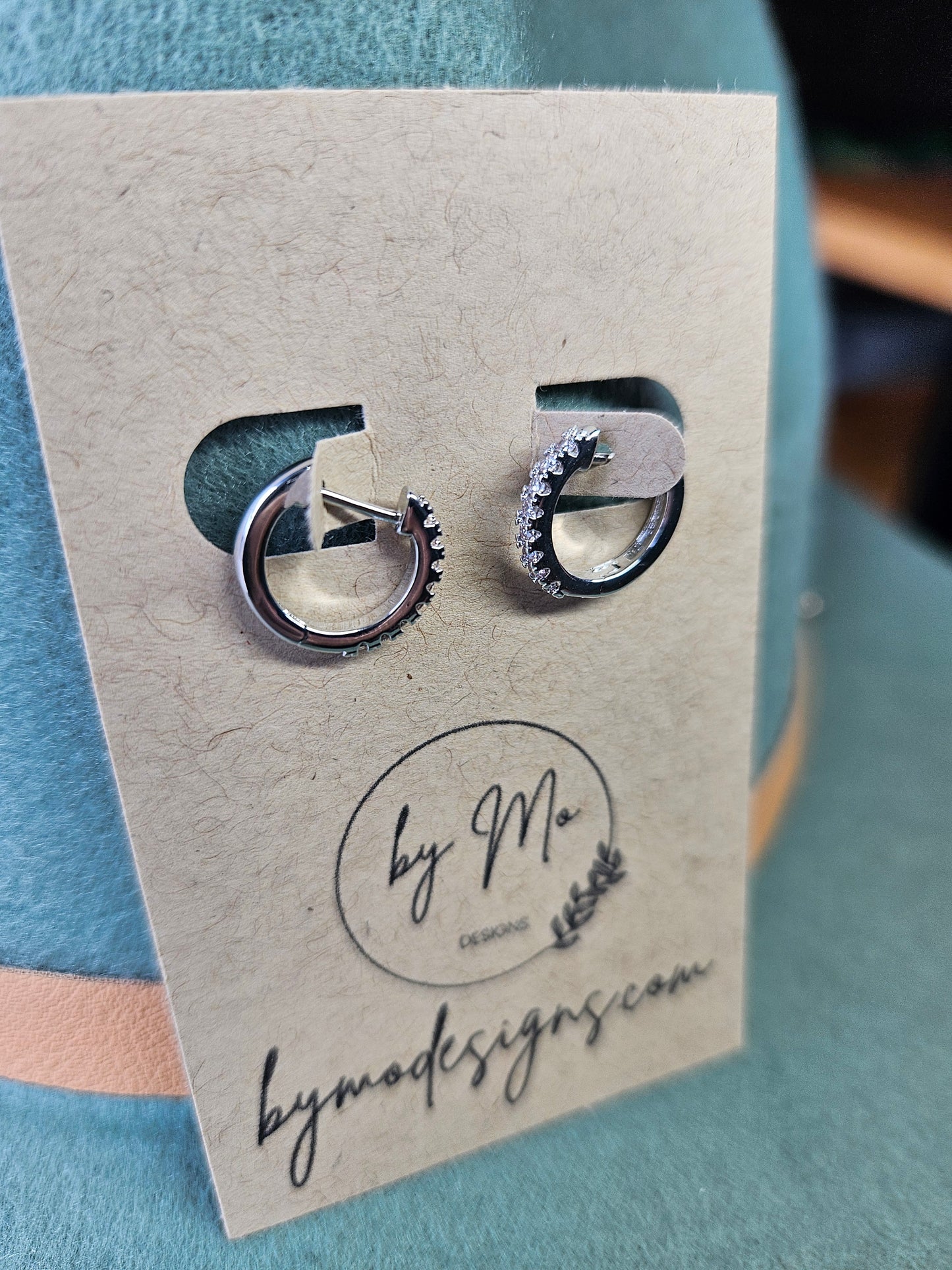 Silver Mini Hoops