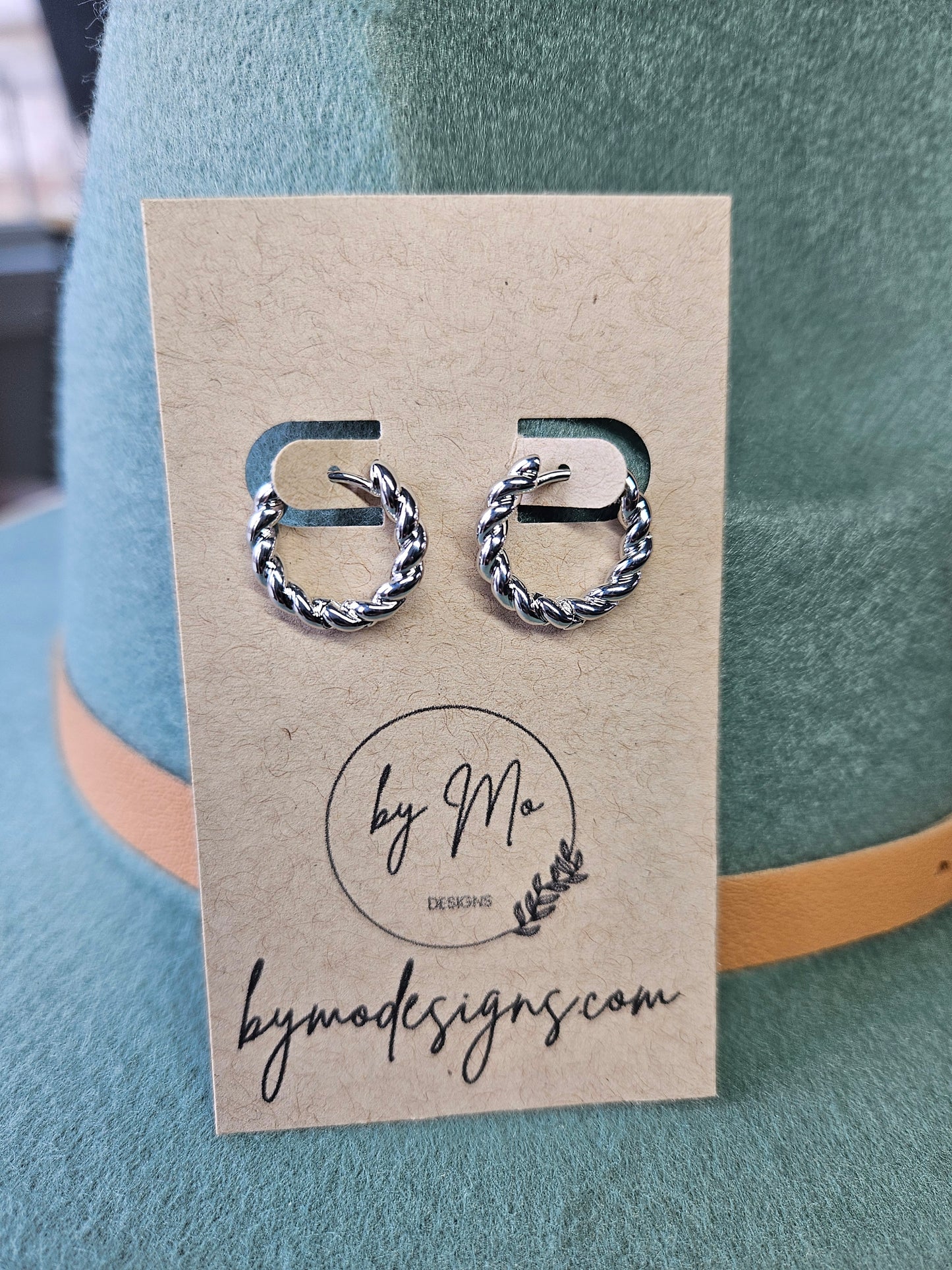 Silver Hoops