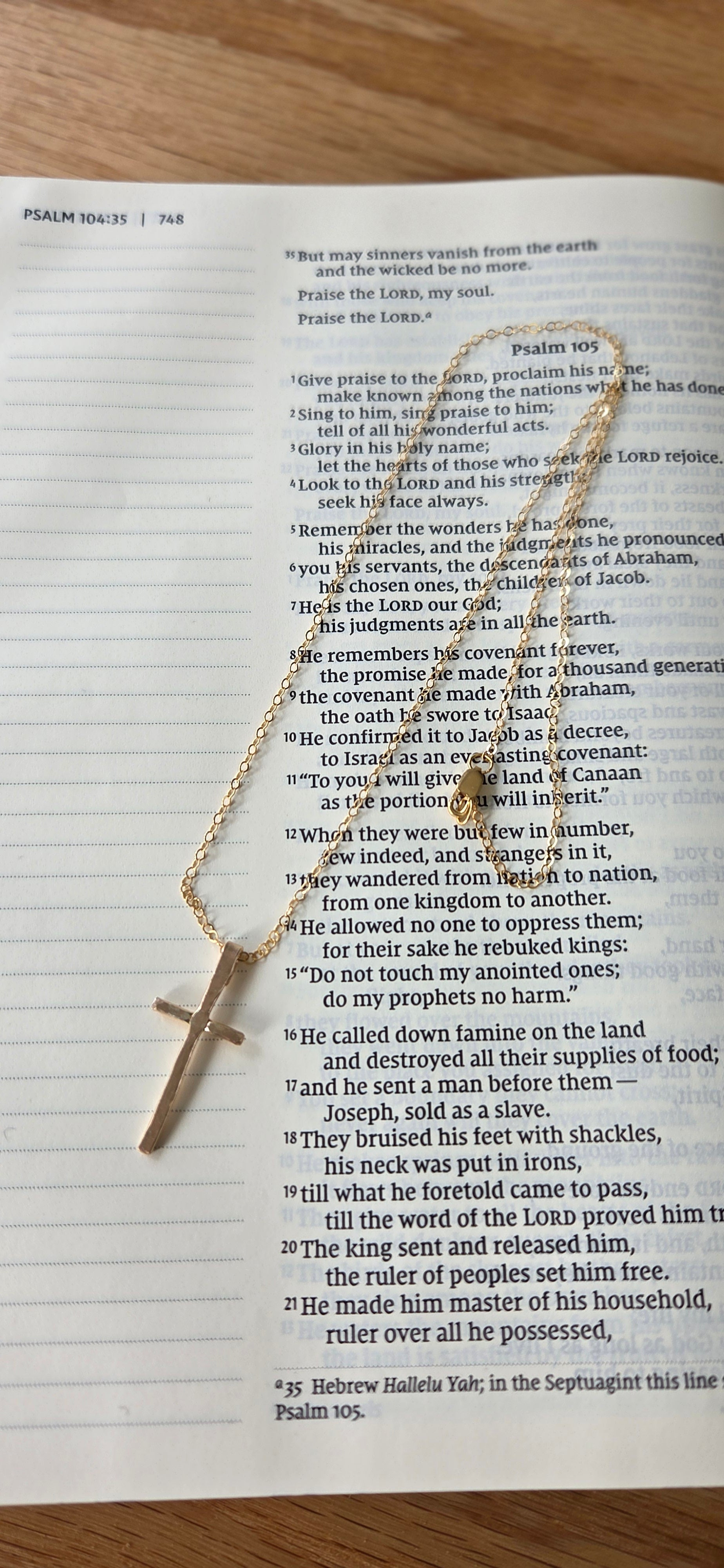Handcrafted Cross Necklace | By Mo Designs