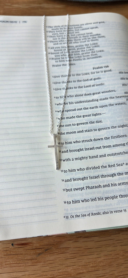 Handcrafted Cross Necklace | By Mo Designs