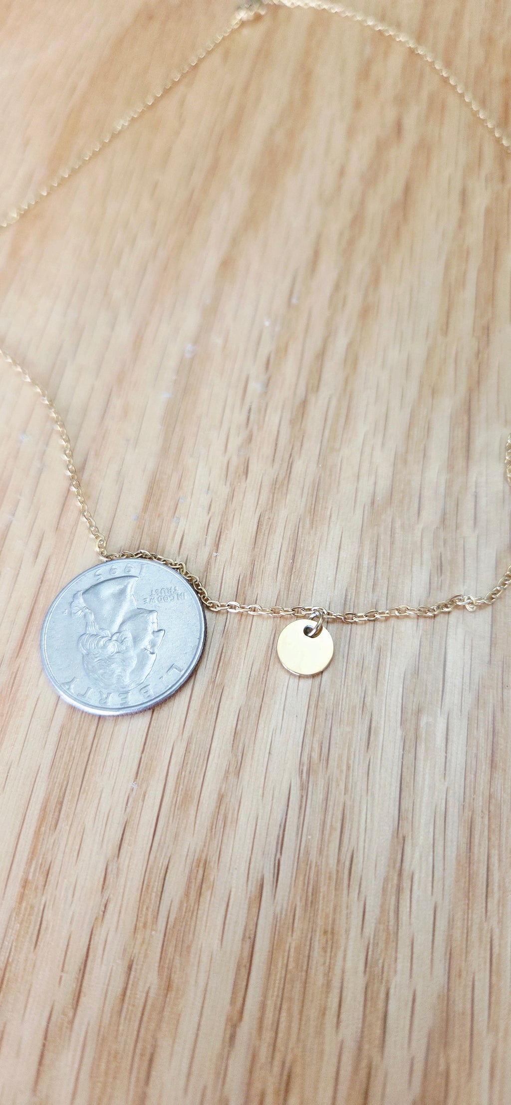 Mini Cross Necklace – Engraved Faith Pendant