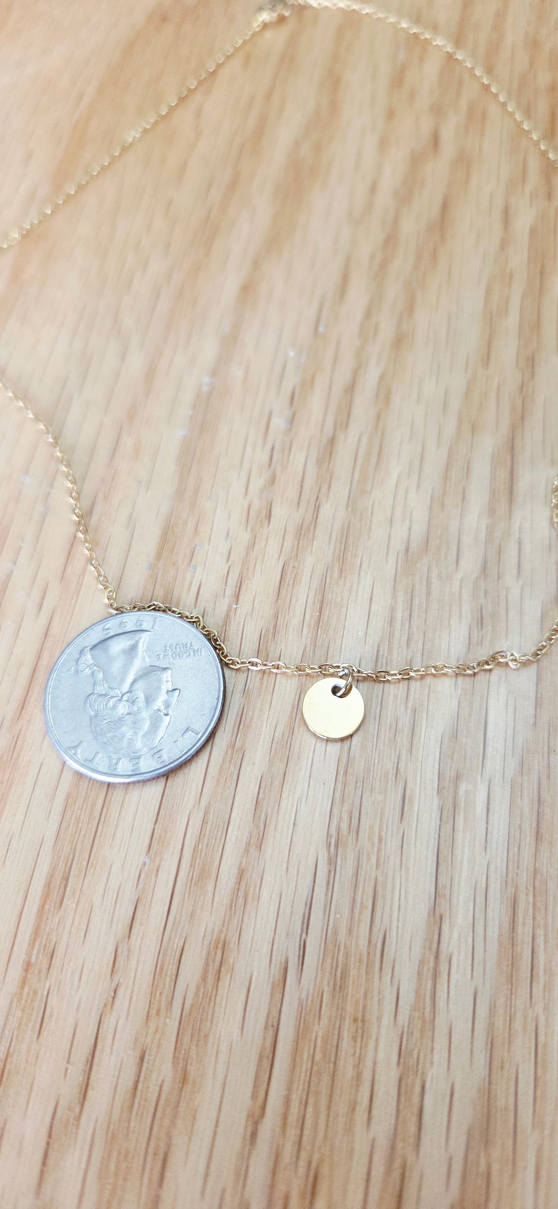 Mini Cross Necklace – Engraved Faith Pendant