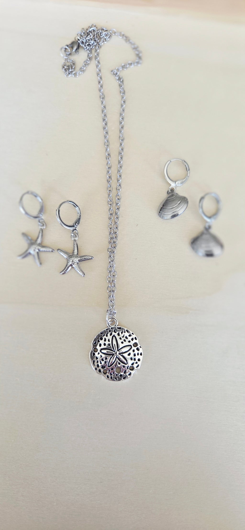 Coastal Starfish Hoop Earrings