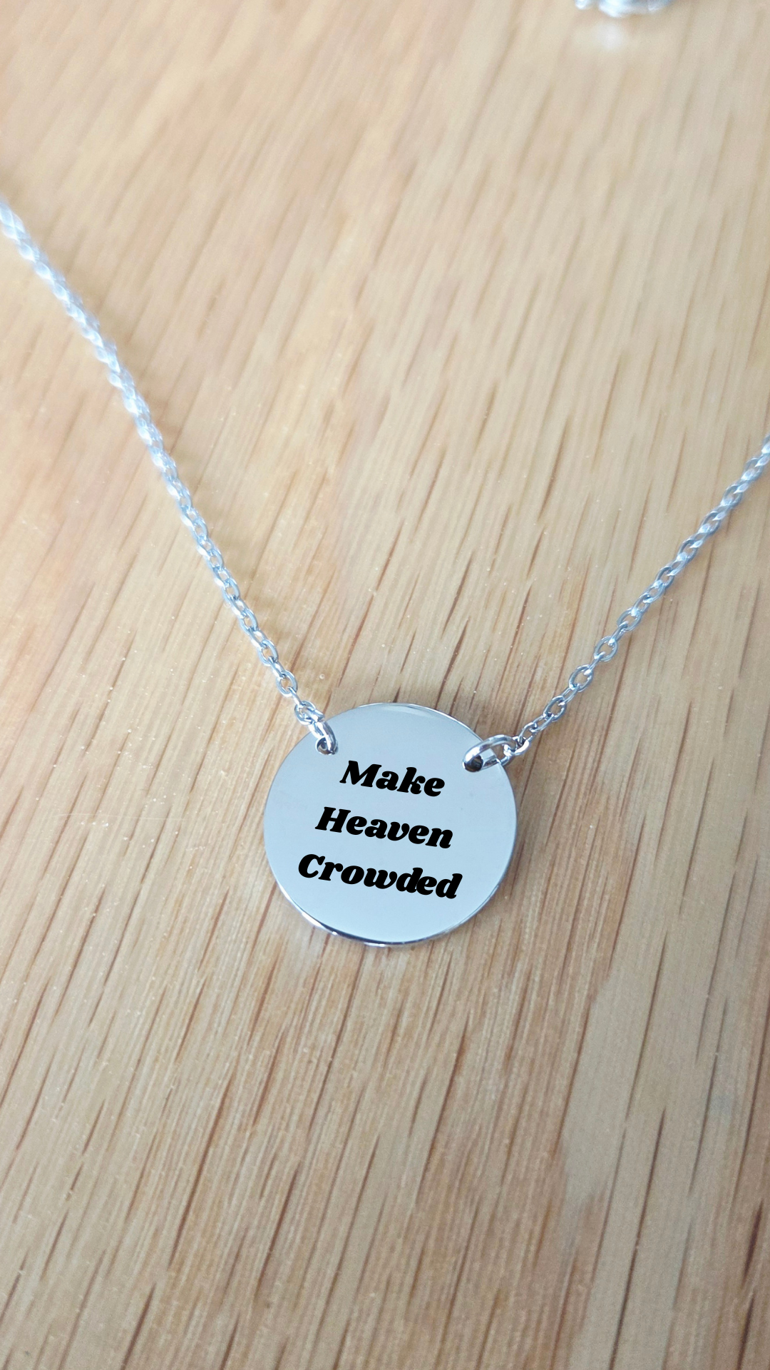 Personalized Faith Script Necklace