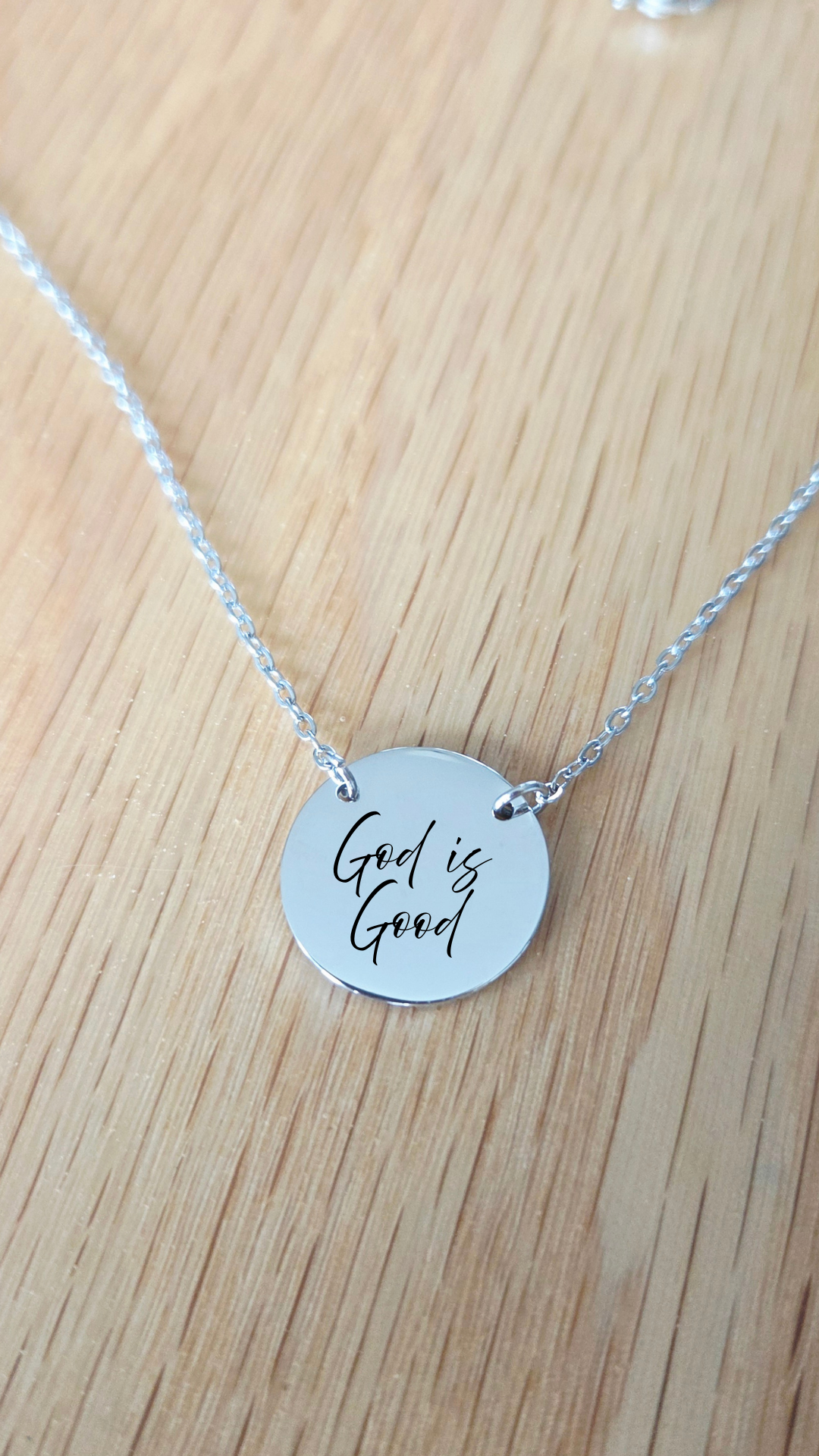 Personalized Faith Script Necklace