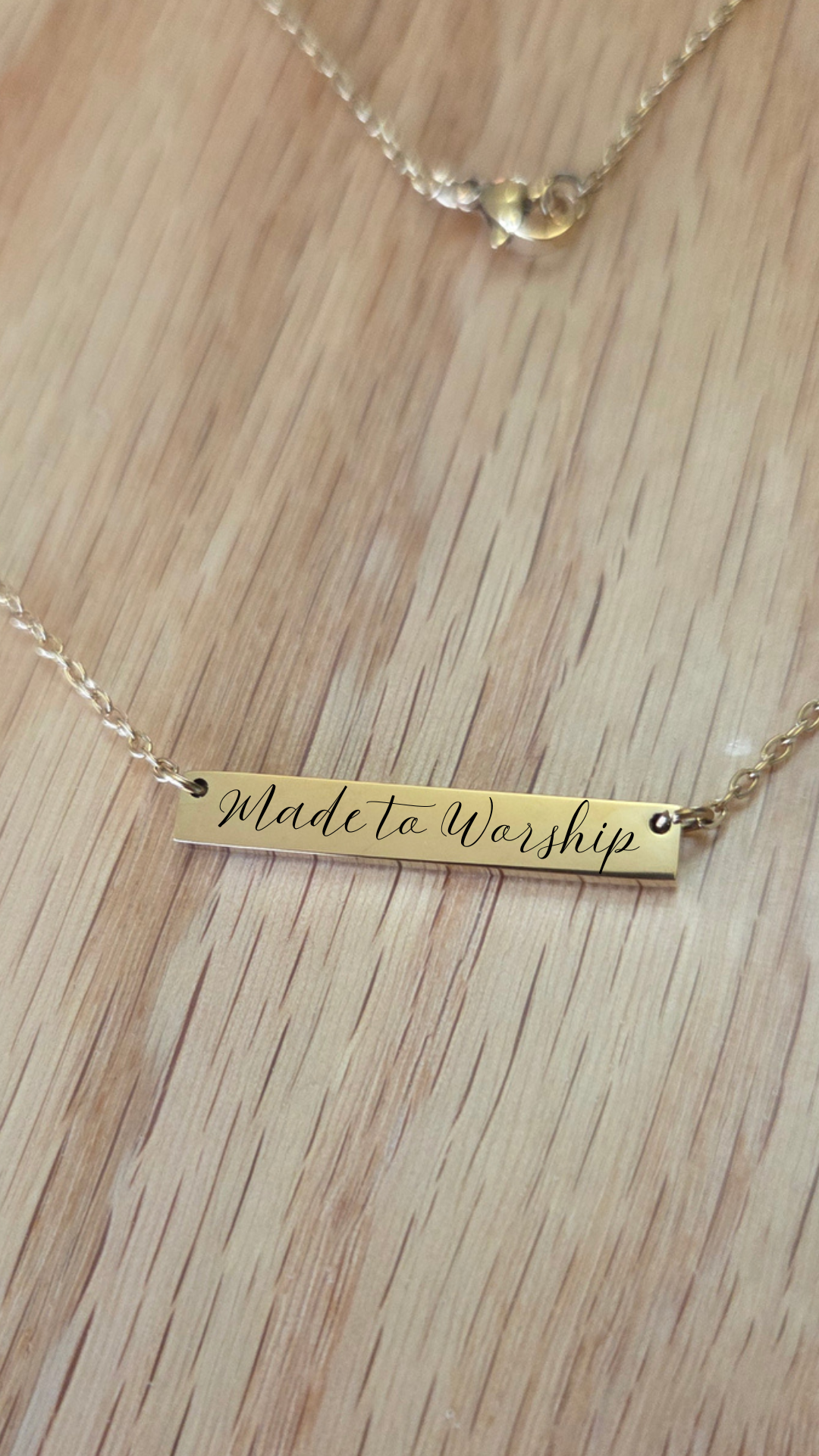 Faith Bar Necklaces
