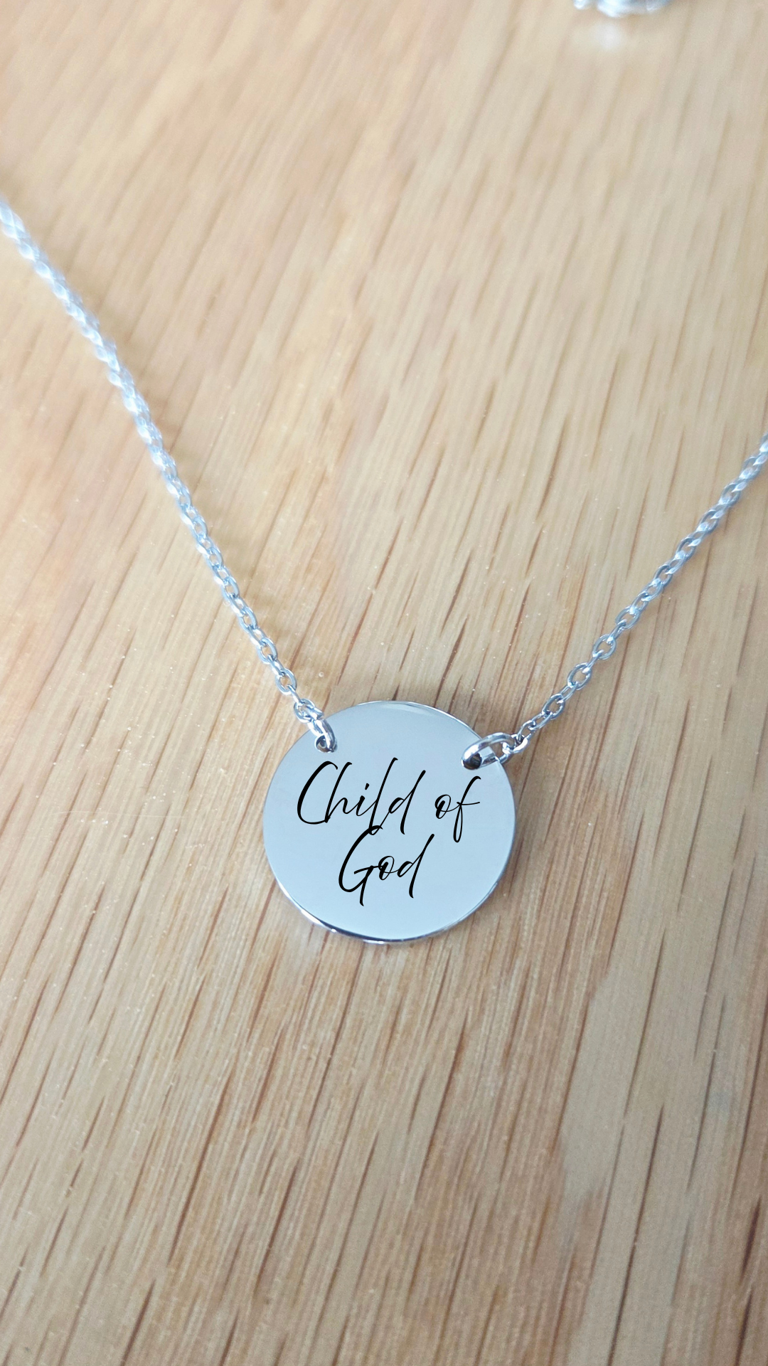 Personalized Faith Script Necklace