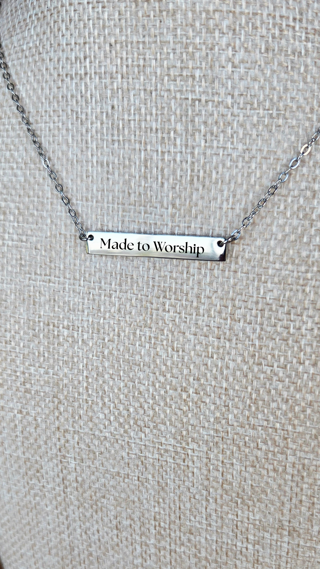 Faith Bar Necklaces