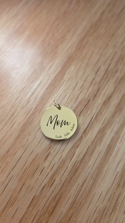 Personalized Mom Necklace with Kids Names