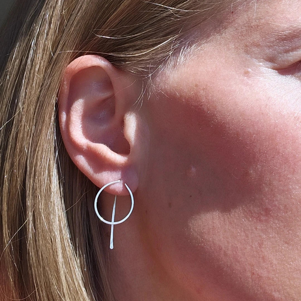 Argentium Silver Circle Threaders