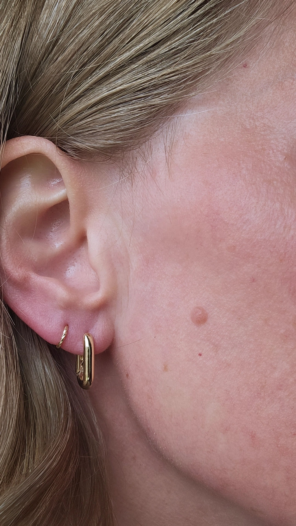 Gold-Filled Live- In Hoops