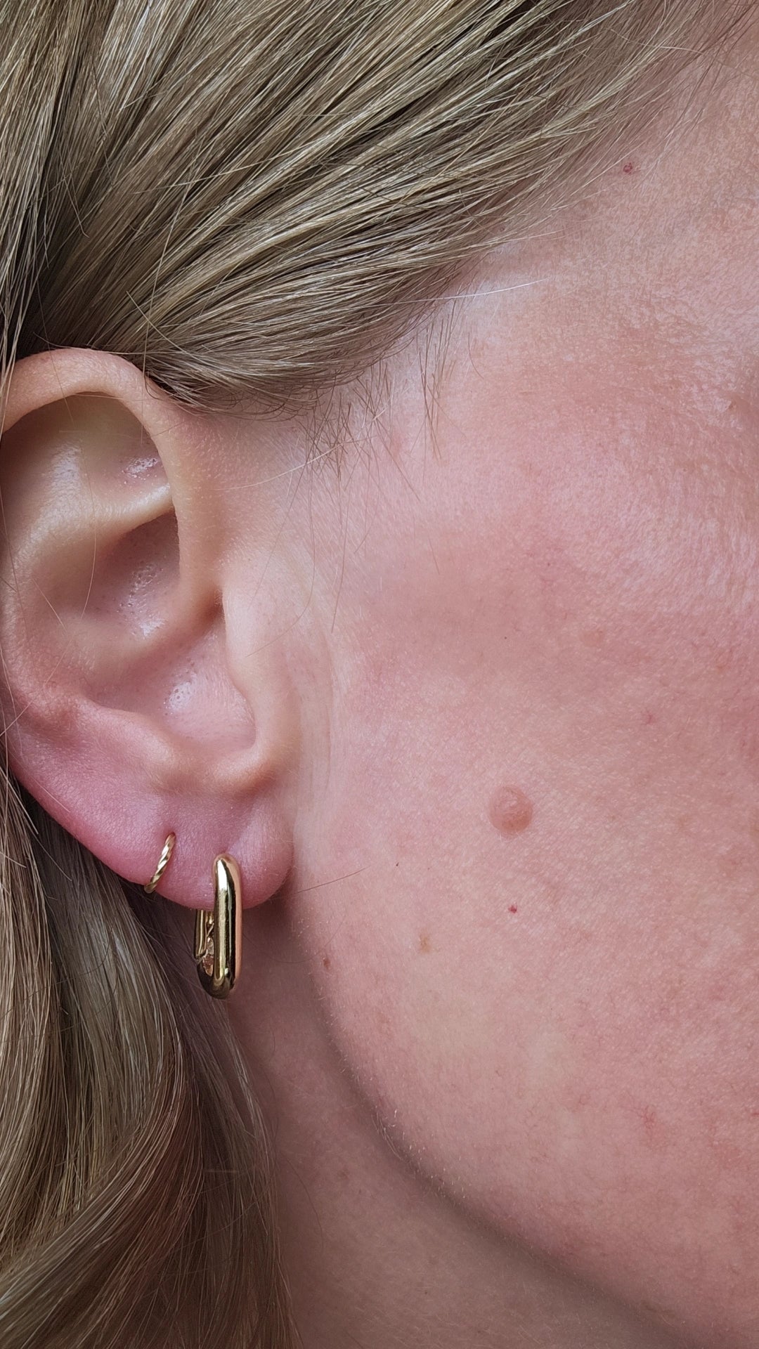Gold-Filled Live- In Hoops