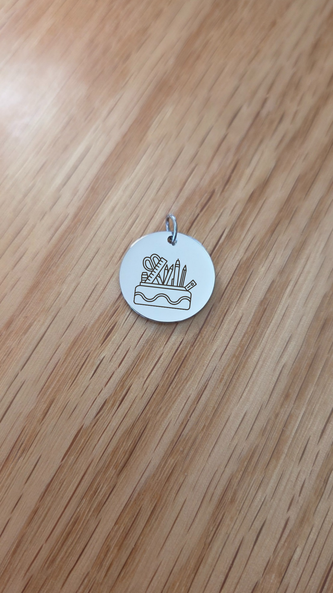 Teacher's tools Engraved Necklace