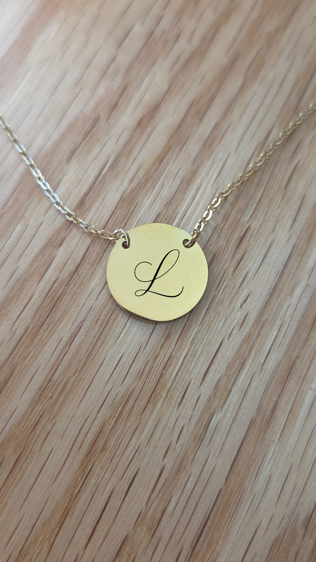 Personalized Initial Pendant Necklace