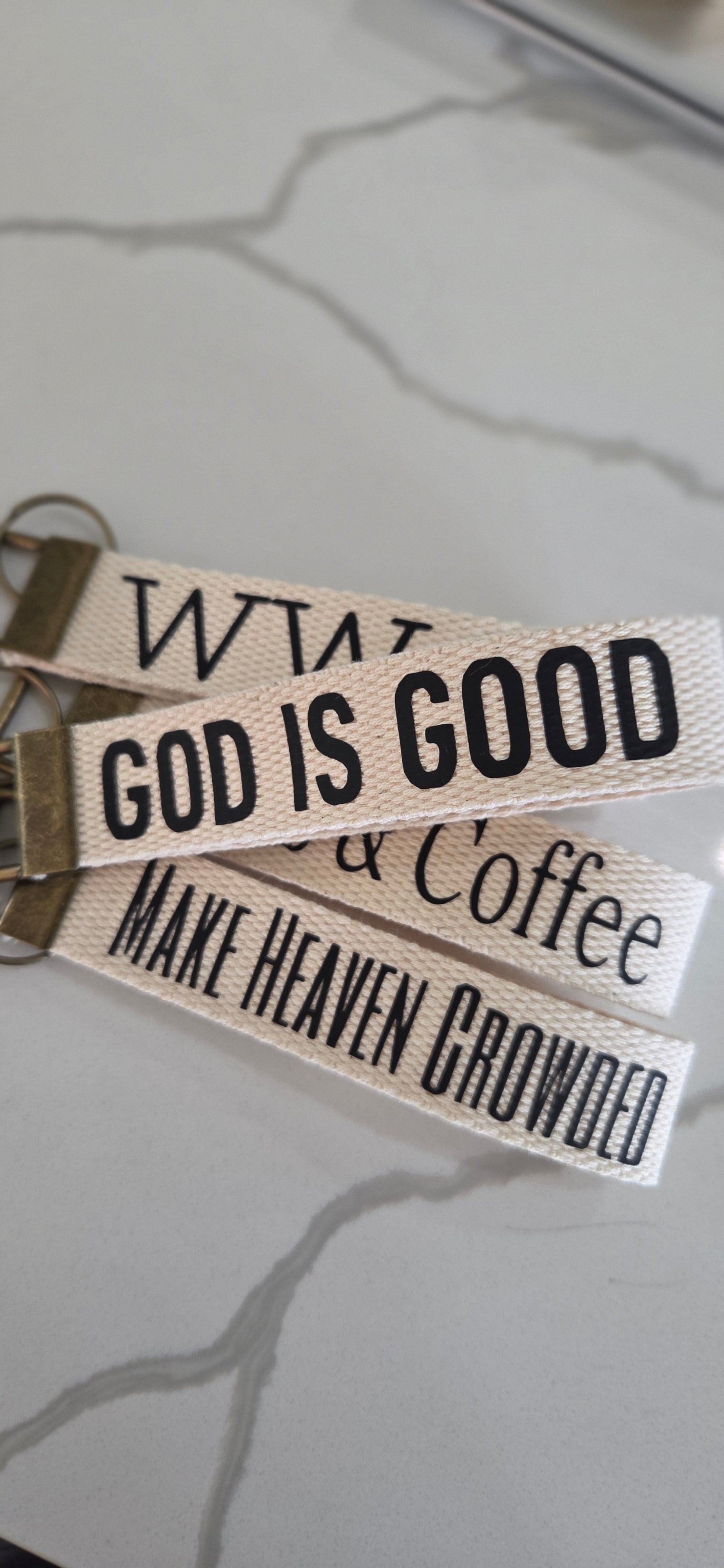 God is Good Key Fob Wristlet – By Mo Designs