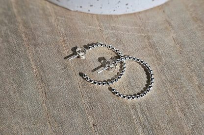 Beaded Hoops