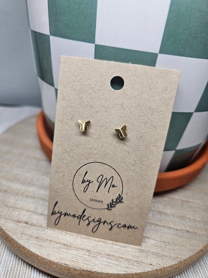 Butterfly Flat Back Studs
