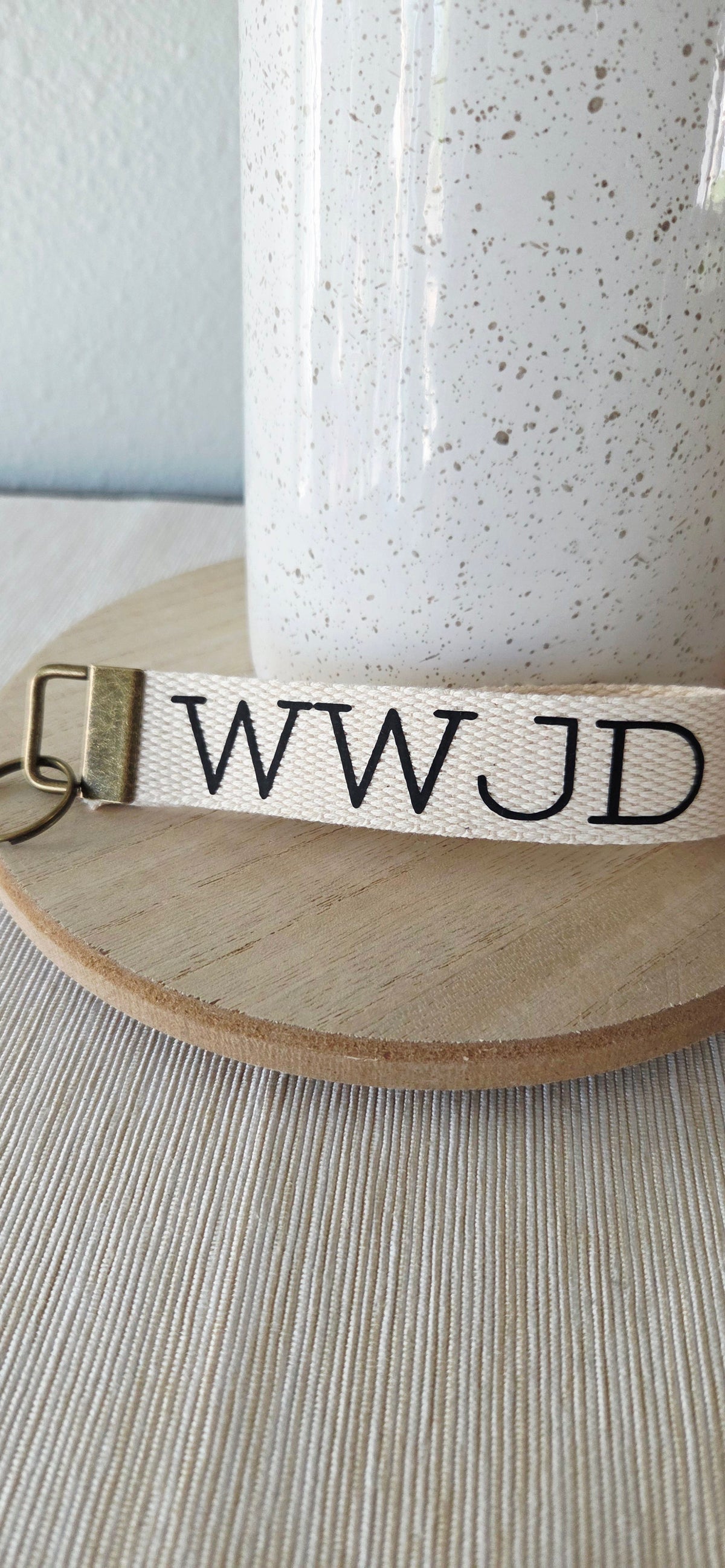 WWJD Key Fob Wristlet