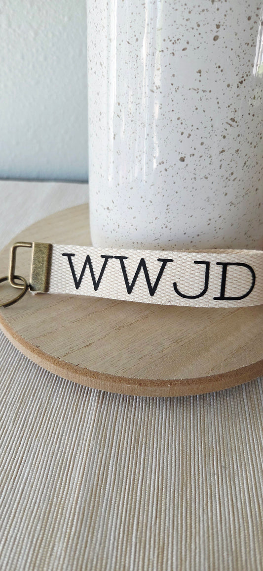 WWJD Key Fob Wristlet